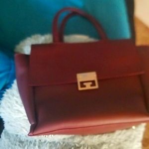 Maroon purse